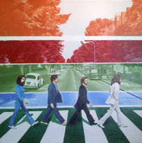 Abbey road colorful