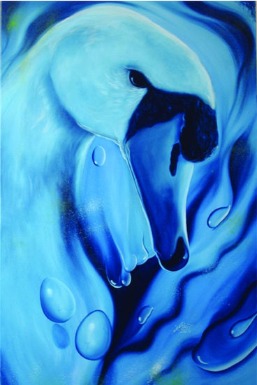 LA GERMINACIÓN MÍTICA DE LEDA Oil Canvas Animals