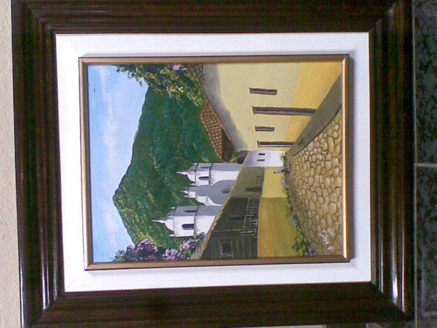 El corpus Choluteca Oil Canvas Landscaping