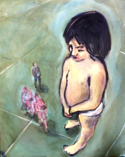 La epifanía Oil Canvas Figure Painting