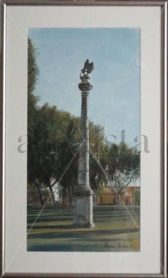 ALAMEDA DE SEVILLA I Oil Canvas Landscaping