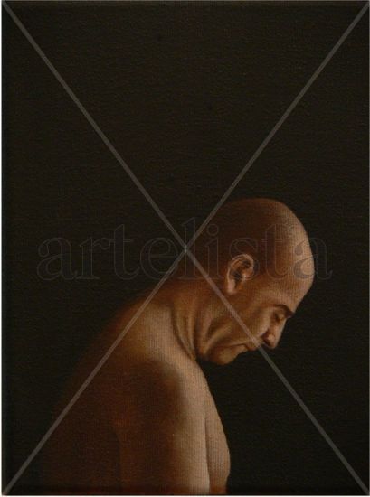 De la serie Cuerpos dóciles II Acrylic Canvas Figure Painting