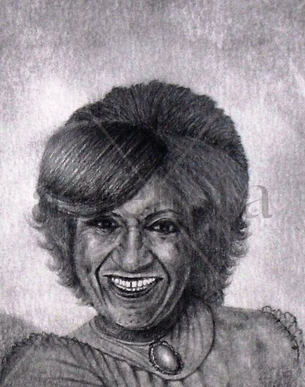 Celia Cruz. Others Paper Portrait