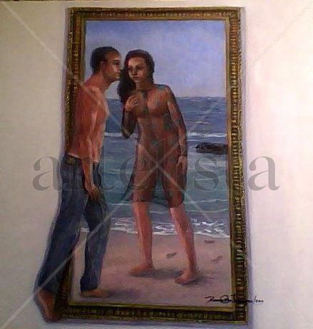 Deseo de Amor Oil Canvas Others