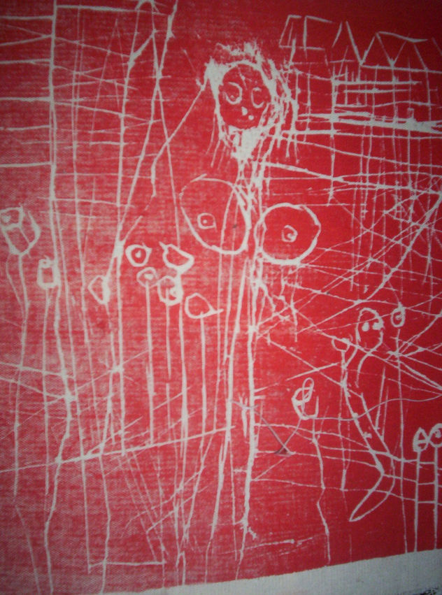 eva en rojo