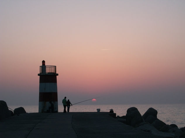 PUESTA DE SOL EN EL ATLANTICO 