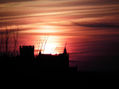 El atardecer sobre Segovia