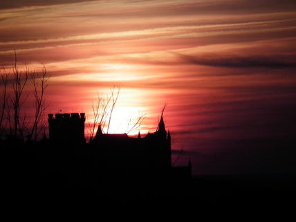 El atardecer sobre...