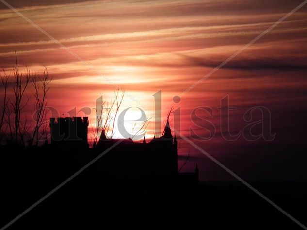 El atardecer sobre Segovia Naturaleza Color (Digital)