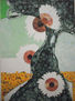arbol con girasoles