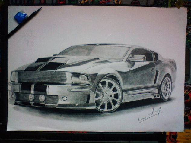 Ford Mustang Eleanor Pencil