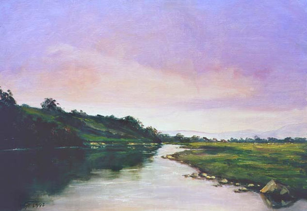 06_RÍO LA MIEL Oil Canvas Landscaping