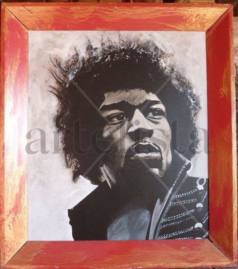 jimmy hendrix Óleo Lienzo Paisaje