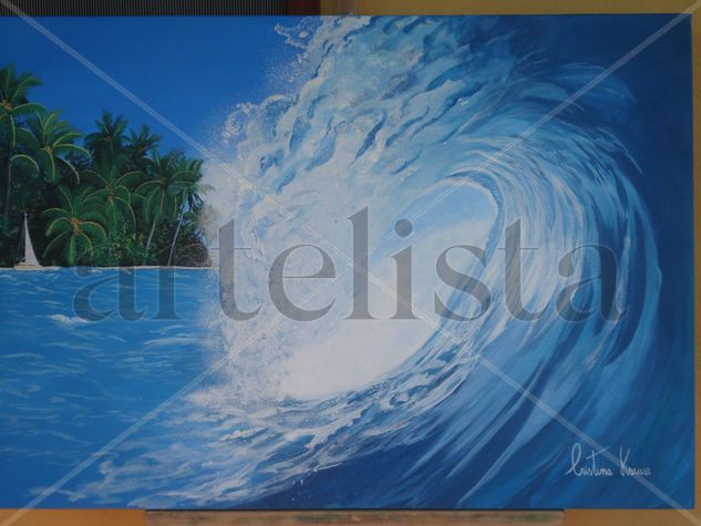 El tubo Acrylic Textile Marine Painting