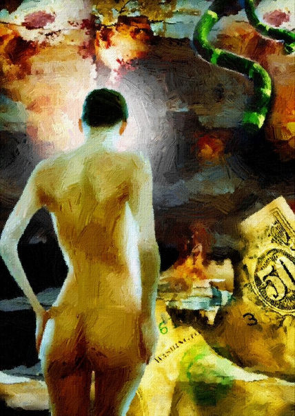 Mujer y sepriente