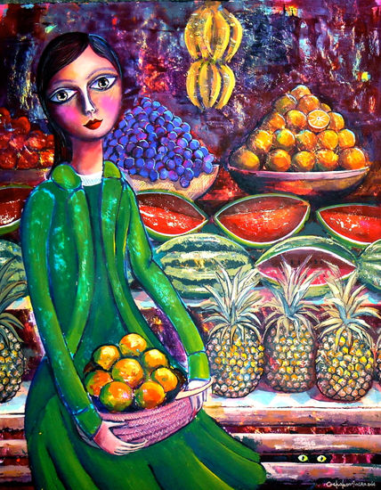 Frutera Acrílico Tabla Figura