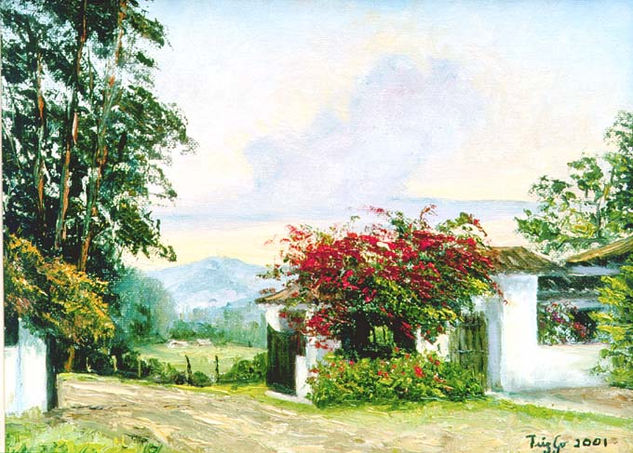 07_Portal de La Ceja, Antioquia Oil Canvas Landscaping