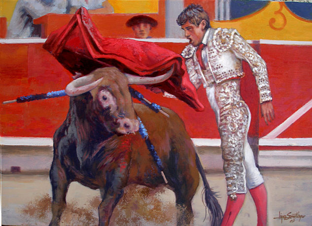 TORERO Oil Canvas Figure Painting