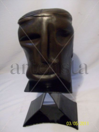 Busto Ancestral Bronze Figurative