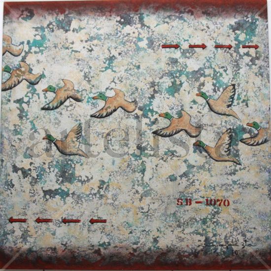 patria nueva, patria vieja Mixed media Panel Landscaping