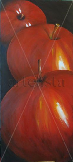 Manzanas Acrylic Canvas Still Life Paintings