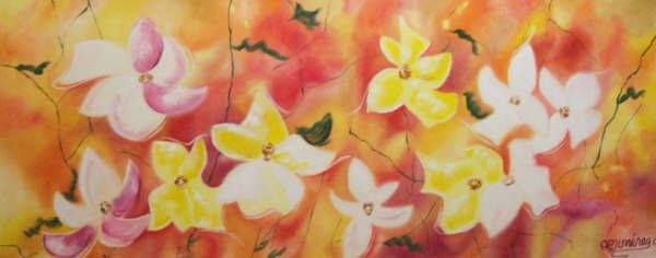 Batatilla Oil Canvas Floral Painting