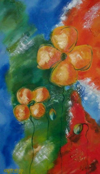 Flores naranja