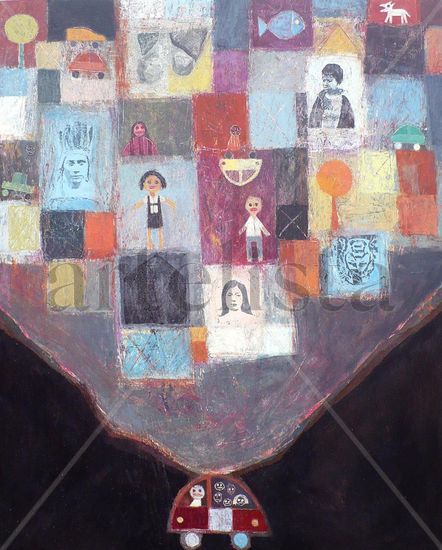 una mirada provinciana Mixed media Panel Others