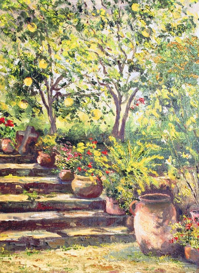 07_RINCÓN DE VILLA DE LEYVA Oil Canvas Landscaping