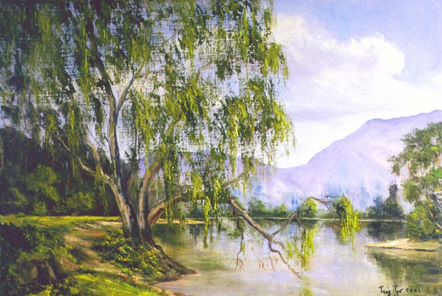 06_RÍO FRÍO Oil Canvas Landscaping