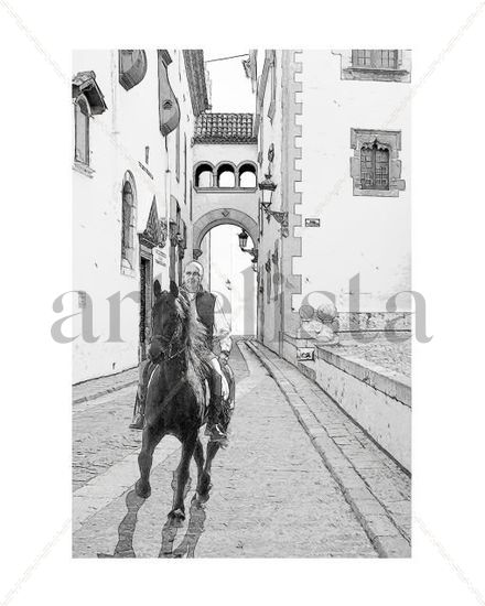 Caballos_5657 Otras temáticas Blanco y Negro (Digital)