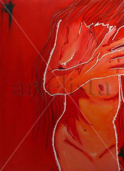 roja Acrylic Canvas Nude Paintings