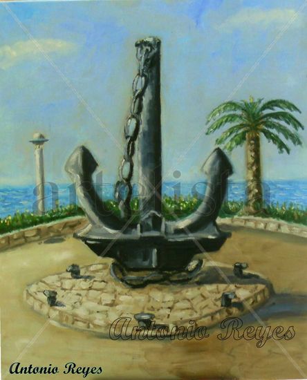 ANCLA DEL PALO Oil Canvas Landscaping