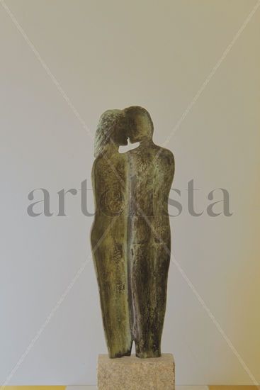 Pareja Bronze Figurative