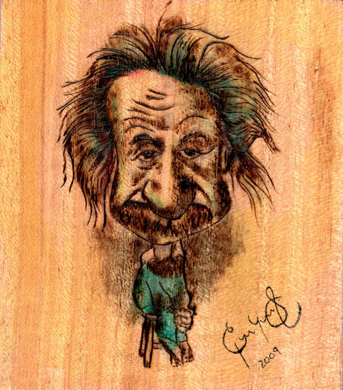 Caricatura albert einstein 