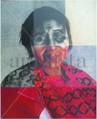 Mujer Tzotzil Otros Cartulina Retrato