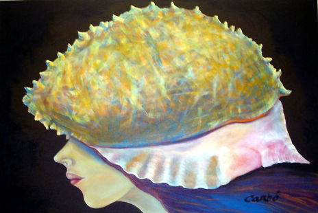Mujer caracola