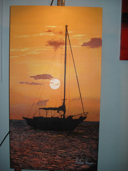 Velero en el poner...