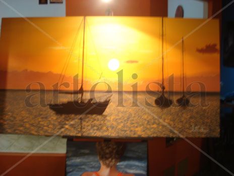 3 barcos en el mar...