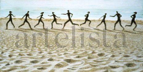Jugando en la playa