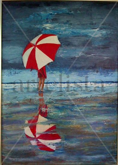 va a llover Oil Canvas Figure Painting