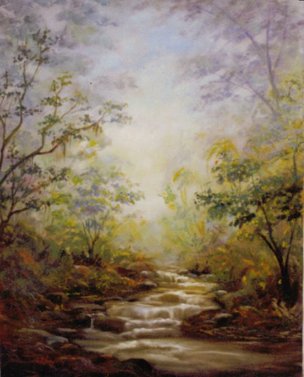 ENTRE SOLEDADES Y BOSQUES Oil Canvas Landscaping