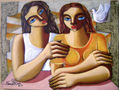 AMIGAS COM PASSARO