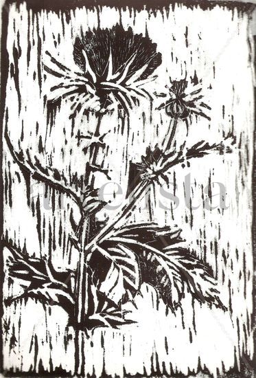 chardon Linocut