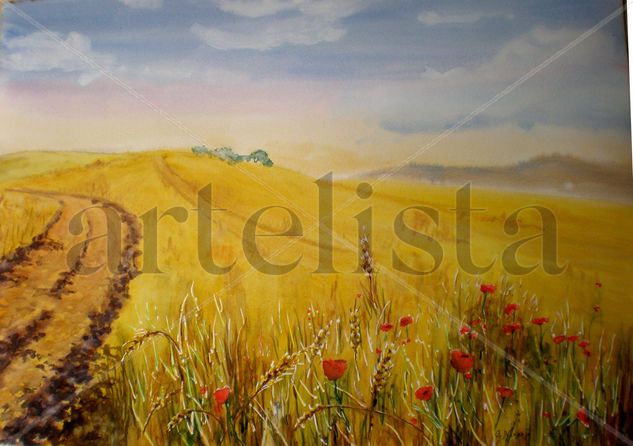 Campos de Castilla Watercolour Paper Landscaping