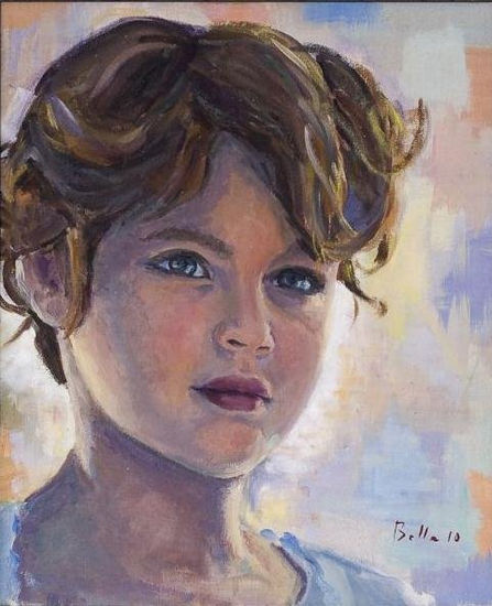 Maria Oil Canvas Portrait