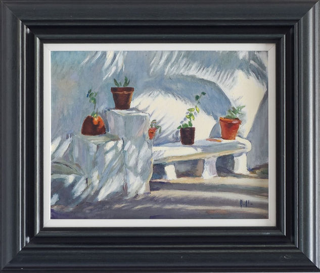 Patio Oil Canvas Landscaping