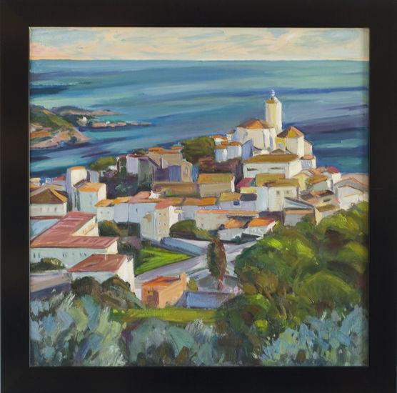 Cadaqués Oil Panel Landscaping