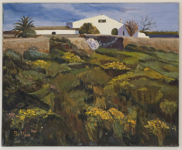 Menorca Oil Canvas Landscaping