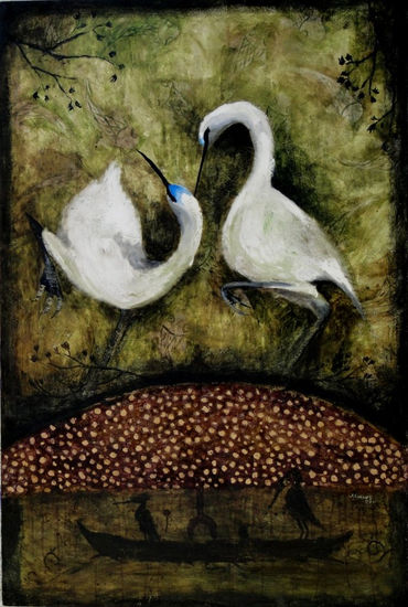 Danza antigua Oil Canvas Animals